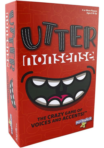 Playmonster Utter Nonsense -- El Loco Juego De Voces Y Acent