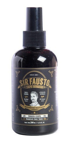 Imagen 6 de 8 de Sir Fausto Kit Anti Caspa Pelo Shampoo + Tonico + Gel