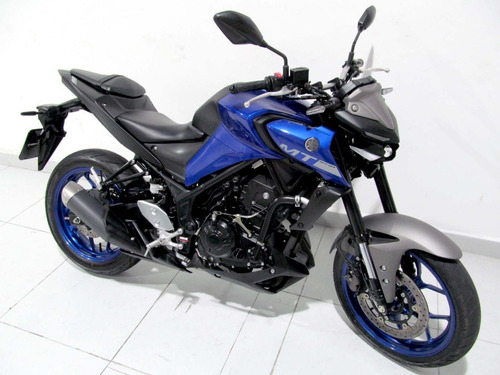 Imagem 2 de 10 de Yamaha Mt-03 Abs 2021 Azul