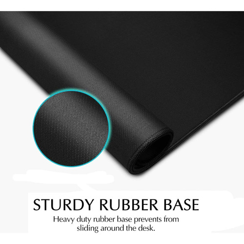 Jialong Large Gaming Mouse Pad, Xxl Mesa Mousepad Com Bordas