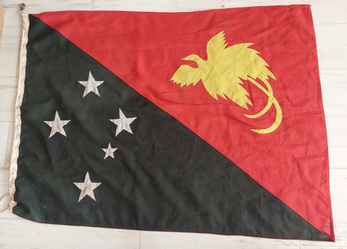 Antigua Bandera De Barco Papúa Nueva Guinea