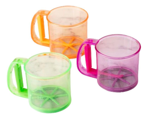 Cernidor Tamizador Espolvoreador Vaso Plastico Harina Azucar