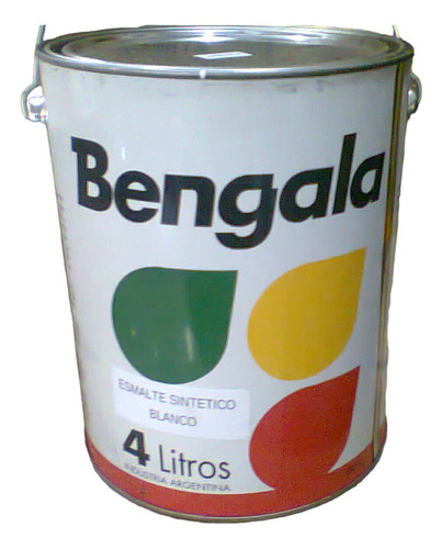 Esmalte Sintético Bengala Blanco Satinado 4 L Temperley