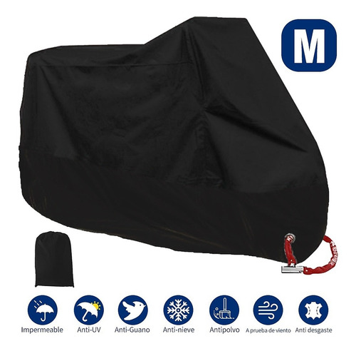 Funda Para Moto Bici Impermeable Resistente Al Polvo\m-l-xl