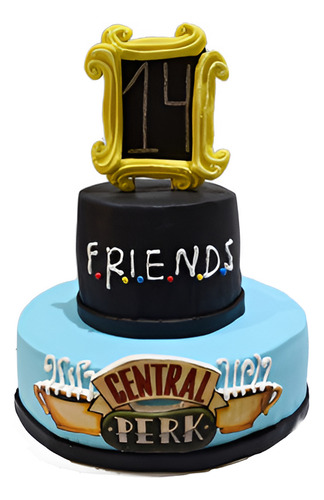 Torta De Friends Cumpleaños Tematicas Tv Series