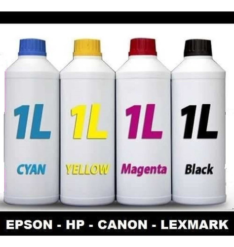 Tinta Litro Universal Para Todas Las Marcas Cyan