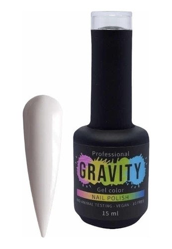 Esmalte Permanente Gravity Blanco Tiza