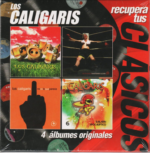  Los Caligaris Recupera Tus Clásicos 4 Cd´s Nuevo!!