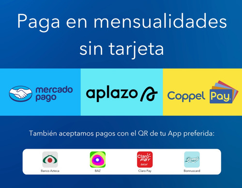 Letrero Aceptamos Flux Y Crédito Sin Tarjeta