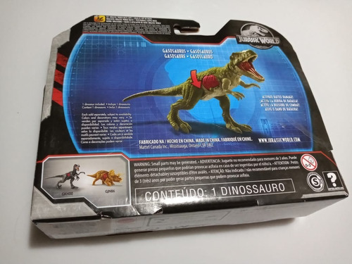 Gasosaurus Battle Damage Nuevo Dinosaurio Jurassic World New | Envío gratis