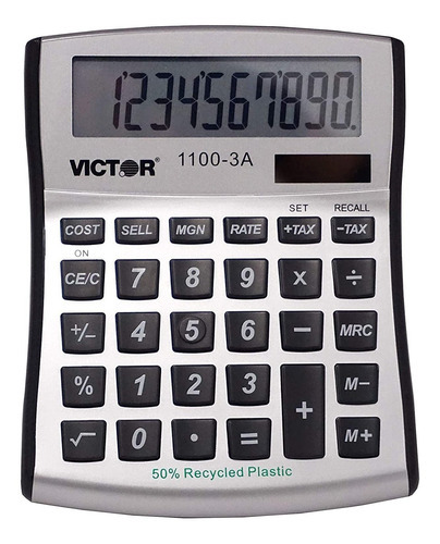 Victor 10 Digitos Calculadora De Computadora 11003 A