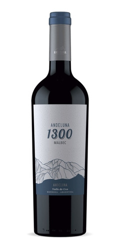 Vino Tinto Andeluna 1300 Malbec 750ml Botella - Gobar®