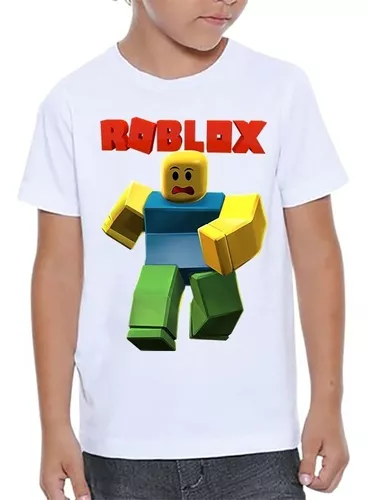 Camiseta infantil Roblox logo - camiseta game camiseta jogo