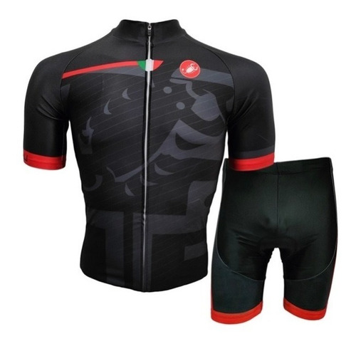 Uniforme Traje Ciclismo Manga Corta Ruta Mtb Castelli Licra