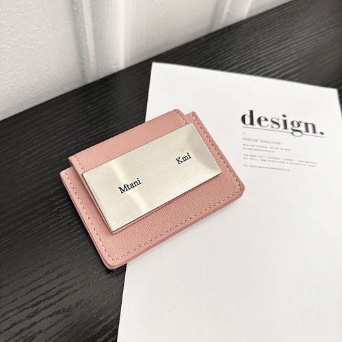 Cartera Con Cremallera De Moda Para Mujer De Gran Capacidad
