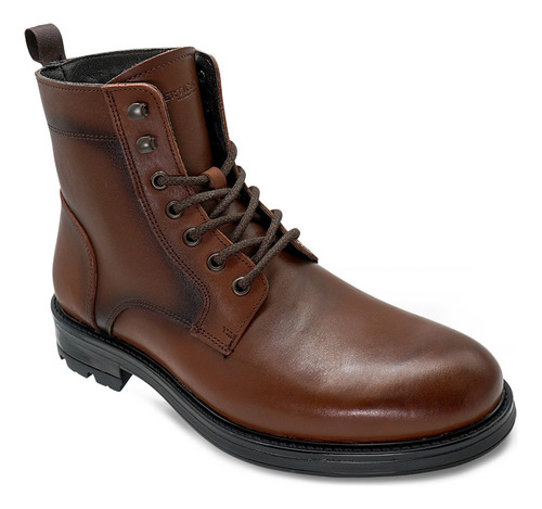 Botas Calzado Caballero Vertical Walter 6913 Momo Nuez