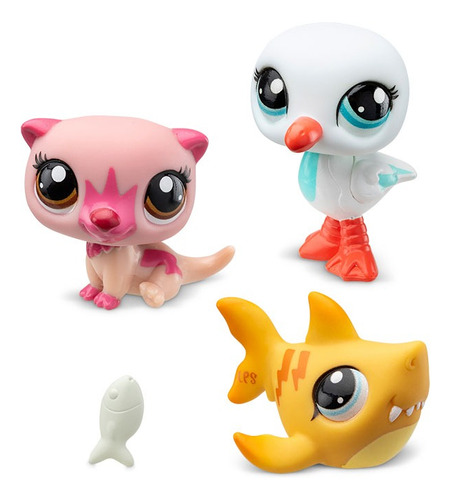 Littlest Pet Shop 3 Pack Tubo Trio Mascotas Coleccionables