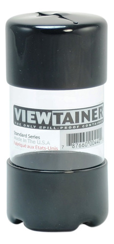 Viewtainer Storage Contenedor, 2x), Color Negro