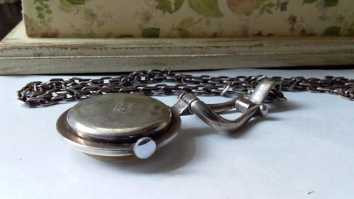 Cadena De Plata Y Reloj A Cuerda Cod16115 Mervos 0pilarsur (Usado)
