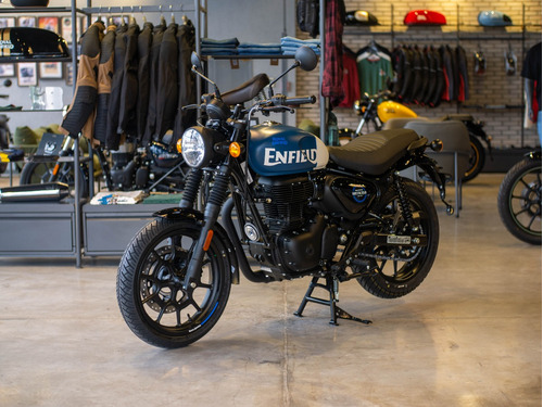 Imagen 10 de 25 de Royal Enfield Hntr350 Rebel Blue Entrega Inmediata