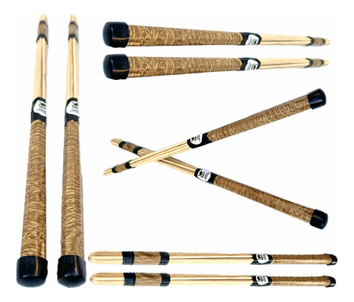 Baqueta Acústica Rods Jhamma Percussões O Par Frete Grátis