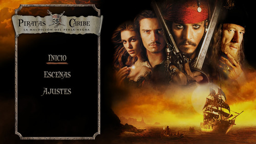 Piratas Del Caribe 1-2-3-4-5 / 4k Uhd 5xbd25 Latino