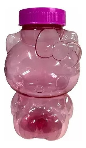 Hello Kitty Chela Botella 1 Litro Con Popote Colores 20 Pzs
