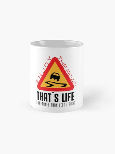 Imagen 3 de 4 de Taza Mug Regalo Funny Señales De Transito Con Mensajes