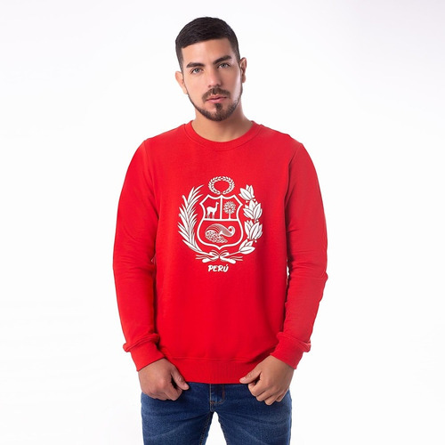 Polera Franela Pionier Arriba Peru Rojo