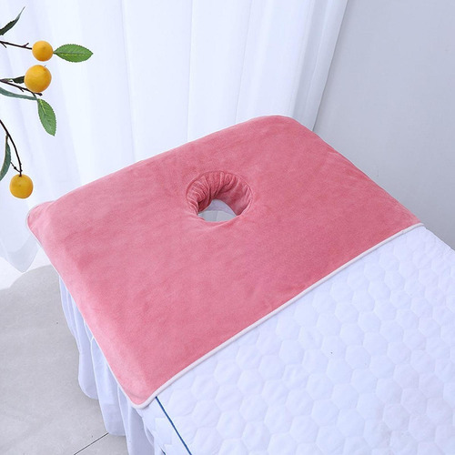 Toalla De Salón De Belleza Con Agujero Para La Cara,