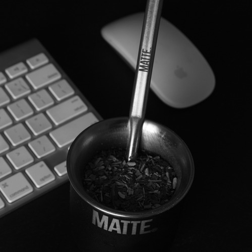 Mate 304 Acero Inoxidable + Bombilla Matte Acero Inoxidable