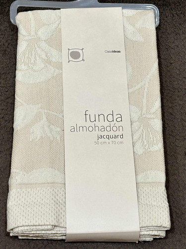 Pack X2 Fundas Almohadón Jacquard 50x70cm Nuevas