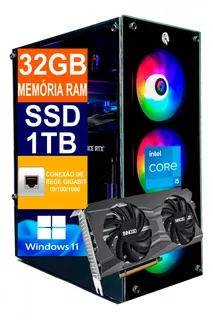 Pc Gamer Intel I5 12400f, Ssd 1tb, 32gb Ddr4, Rtx 3060ti 8gb