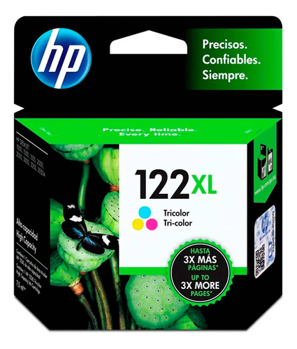 Cartucho De Tinta Hp 122xl Tricolor Original 