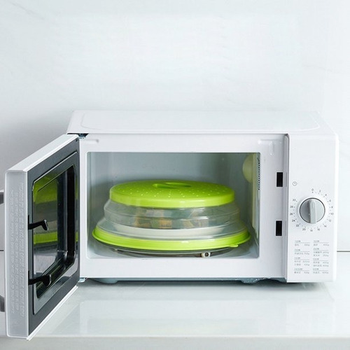 Imagen 2 de 9 de Tapa Microondas 27cm Plegable Anti Salpicadura - Cukin