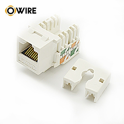 Modulo Rj45 Hembra Cat6 De Red Jack Keystone Para Faceplate 