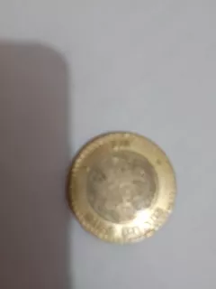 Moneda 10 Pesos Grafila Invertida