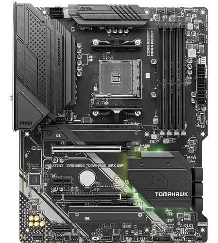 Tarjeta Base Msi B550 Tomahawk Max Wifi, Am4, Ddr4, Pcie 4.0