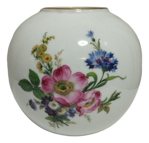 Florero Porcelana Gerold  Bavaria Alemania Mide 14 Cm Alto 