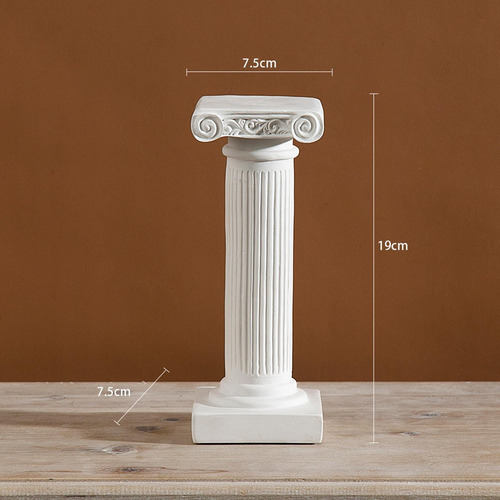 Columnas Griegas En Miniatura Con Base De Resina, Estigma Pa