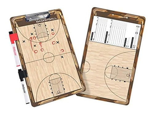 Tablero De Entrenador De Borrado En Seco De Baloncesto Gospo