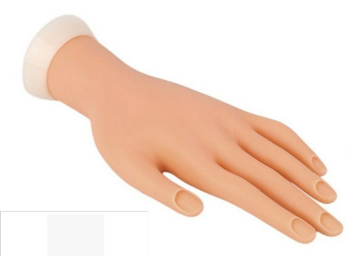 Mão Treino Manicure Unha Acrigel Porcelana Fibra Uv Led 