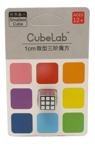 Cubo Rubik 3x3 Nano Cube 1cm El Mas Pequeño Mini Cubelab 