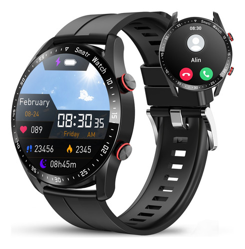 Reloj Inteligente Mujer/hombre Bluetooth Llamada Impermeable