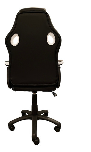 Silla Gamer Escritorio 801 C/apoya Pies Blanco C/envio