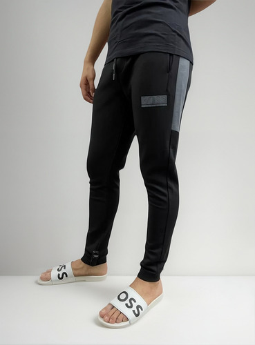 Pants Hugo Boss Halvo Color Negro Coleccion Otoño- Invierno
