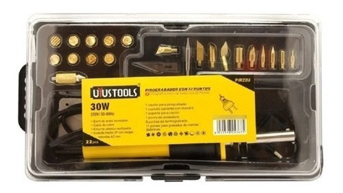 Imagen 5 de 5 de Pirograbador 22 Puntas 30 W - Ideal Artesanías - En Oferta