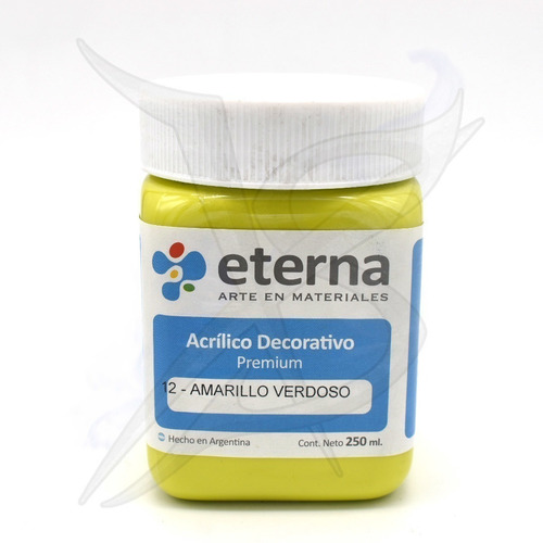 Acrilico - Eterna 250 Cc Amarillo Verdoso - Xion Store