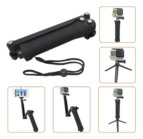 comprar Monopod 3 Way Stand Tripode Gopro Hero 8 7 6 5 4 3