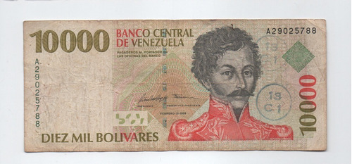 Venezuela 10.000 Mil Bolivares 1998